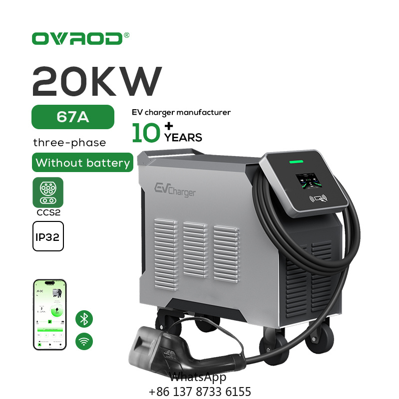 Portable Dc Fast Charger 20Kw Ccs2 - ผลิตภัณฑ์ใหม่ Ovrod สถานีชาร์จรถยนต์ไฟฟ้าแบบพกพาเคลื่อนที่ได้ CCS2 20kW DC