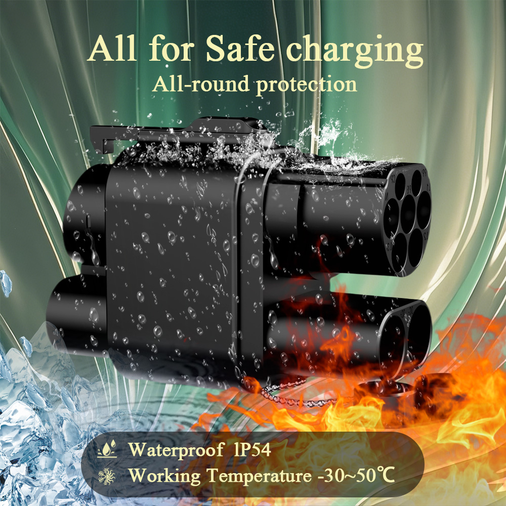 อะแดปเตอร์ชาร์จรถยนต์ไฟฟ้า Kol - Ccs2 To Ccs1 Fast Charge Adapter 250Kw บทวิจารณ์และราคา