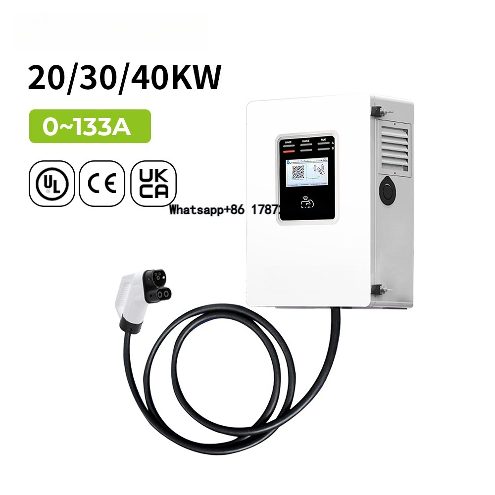 เครื่องชาร์จรถยนต์ไฟฟ้าแบบเร็ว - Dc Fast Charger 30Kw Wallbox Commercial บทวิจารณ์และราคา