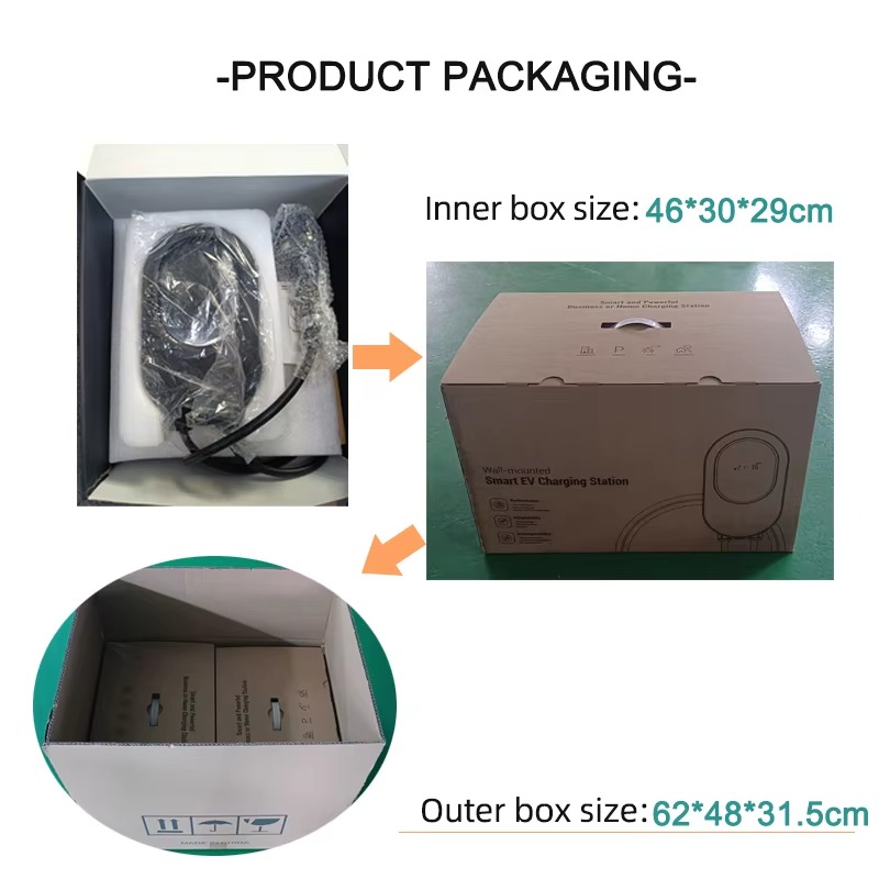 สถานีชาร์จติดผนังสำหรับบ้าน 32 - 22Kw Wallbox Type 2 Ocpp Rfid บทวิจารณ์และราคา